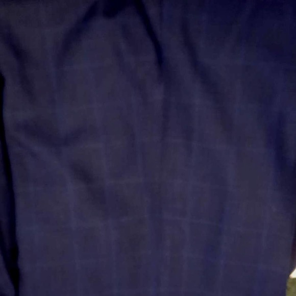 Chaps Mens Blue Windowpane dress slacks 38 x 29 - Picture 3 of 4